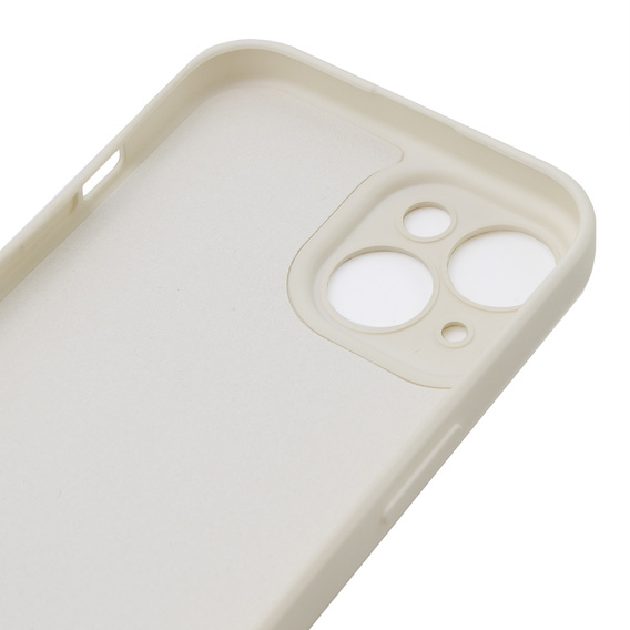 Θήκη για iPhone 15 Plus, Silicone Lite, μπεζ