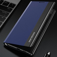 Θήκη με πτερύγιο για Samsung Galaxy S22 Ultra 5G, Side Magnetic, σκούρο μπλε