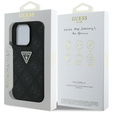 Θήκη Guess Grained Hot Stamp 4G Triangle Metal για iPhone 16 Pro Max