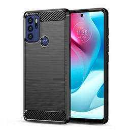 Θήκη για Motorola Moto G60S, Carbon, μαύρη