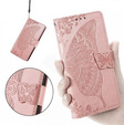 Θήκη με πτερύγιο για Realme 14X / Realme C75, Butterfly, ροζ rose gold