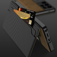 Θήκη με πτερύγιο για Samsung Galaxy S25 Ultra, GKK Card Slot Wallet, μαύρη