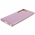 Θήκη για Samsung Galaxy S24 Ultra, Glamour CamShield, μωβ