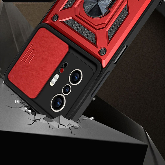 Θήκη για Xiaomi 11T / 11T Pro, CamShield Slide, κόκκινο