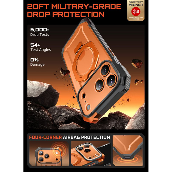 Θήκη Supcase Unicorn Beetle Grip Mag με δακτύλιο MagSafe για iPhone 17 Pro