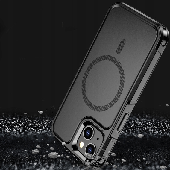Θήκη για iPhone 14, MagForce MagSafe, μαύρη