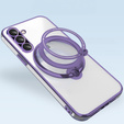 Μαγνητική θήκη για Samsung Galaxy A36 5G, για MagSafe, μωβ