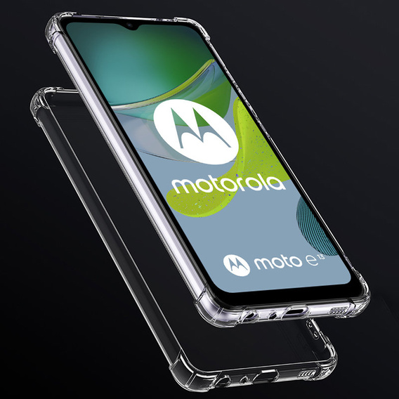 Θήκη για Motorola Moto E13, Dropproof, διαφανής
