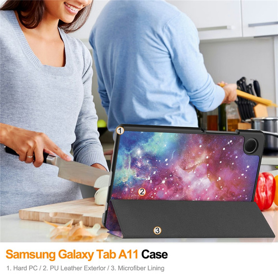 Θήκη Smartcase με εκτύπωση για Samsung Galaxy Tab A11/A9
