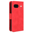 Θήκη με πτερύγιο για Google Pixel 8A, Card Slot, κόκκινη