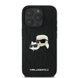 Θήκη Karl Lagerfeld Hardcase Monogram Karl & Choupette Head Pin για iPhone 16 Pro