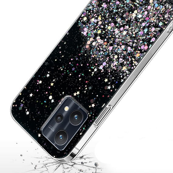 Θήκη για Realme 9 Pro+ Plus / Realme 9 4G, Glittery, μαύρη