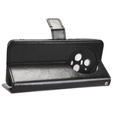 Θήκη με πτερύγιο για Honor Magic 5 Pro, Crazy Horse Wallet, μαύρη