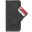Θήκη με πτερύγιο για Realme GT 6 / 6T, Card Slot, μαύρη