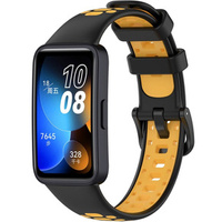 Pasek Silikonowy do Xiaomi Mi Band 7 Pro, Czarny / Czerwony