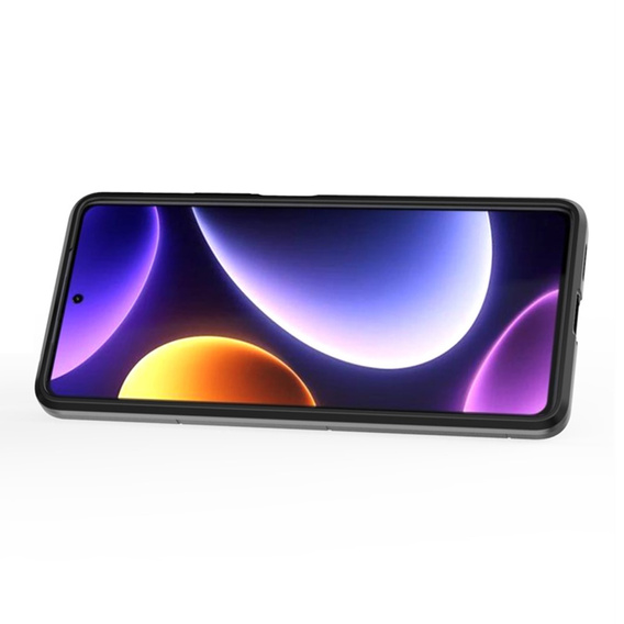 Θήκη για Poco F5 5G, Kickstand Ring, μαύρη