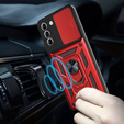 Θήκη για Samsung Galaxy S22 Plus, CamShield Slide, κόκκινο