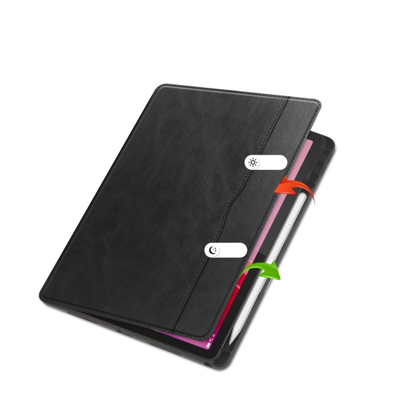 Θήκη για Lenovo Tab M11, Business Card and Pen Slot, μαύρη