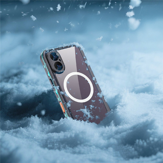 Θήκη για iPhone 17, αδιάβροχη IP68, SHELLBOX MagSafe, μπλε