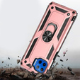 θωρακισμένη θήκη για Motorola Moto G 5G Plus, Nox Case Ring, ροζ rose gold