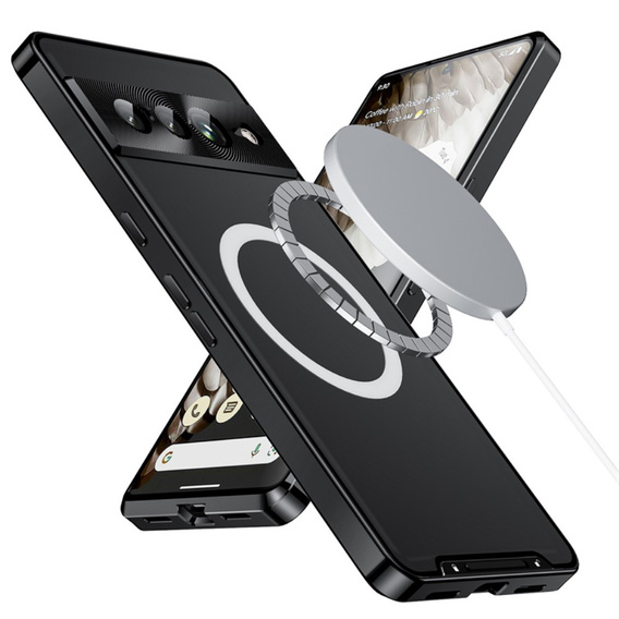 θήκη προστασίας κάμερας για το Google Pixel 8 Pro, CamShield MagSafe, διαφανής / μαύρη