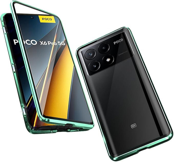 Θήκη για Xiaomi Poco F6 Pro, Frame Case, πράσινη