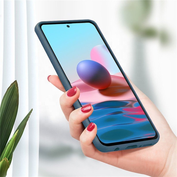 Θήκη για Xiaomi Redmi Note 10 / 10S, Silicone Lite, σκούρο μπλε