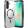 Θήκη για Samsung Galaxy A26, Electro MagSafe, μαύρη + Γυαλί για την οθόνη