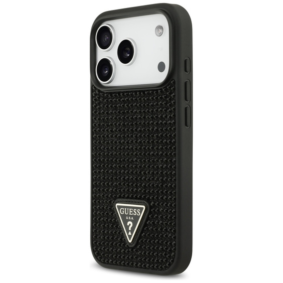 GUESS Rhinestone Triangle Logo θήκη για iPhone 17 Pro