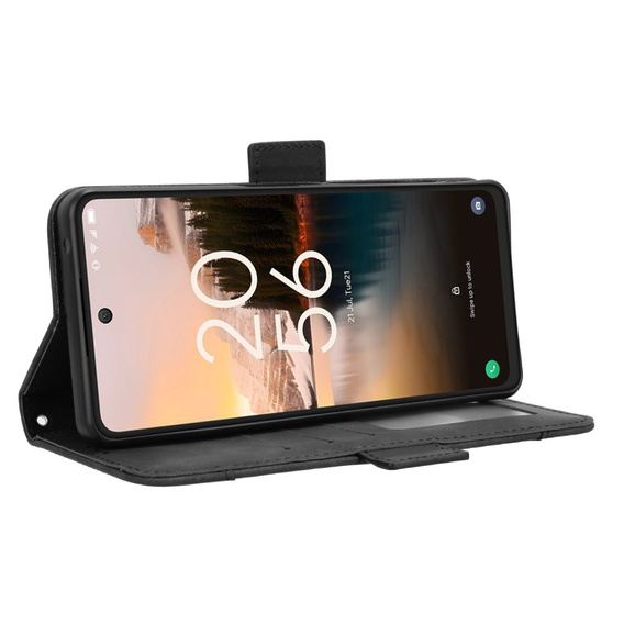 Θήκη με πτερύγιο για TCL 40 NxtPaper, Card Slot, μαύρη