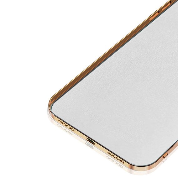 Θήκη για iPhone 13, Electro Ring, λευκή