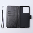 Θήκη με πτερύγιο για Xiaomi 13T / 13T Pro, Butterfly, μαύρη