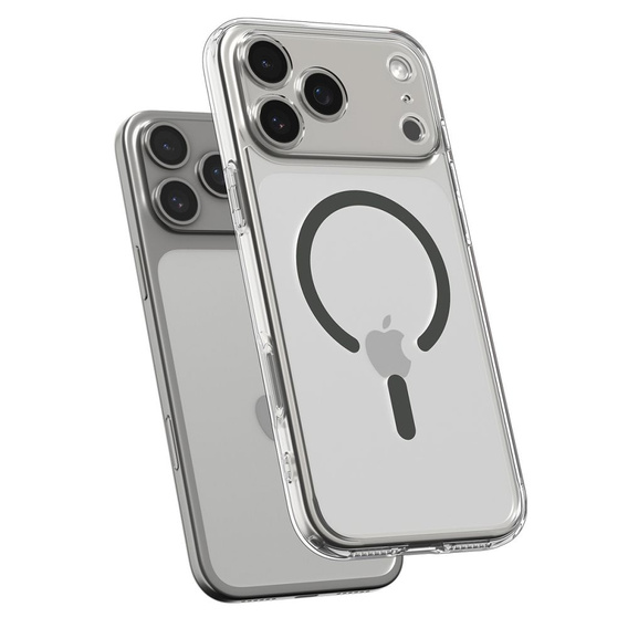 Θήκη Spigen Ultra Hybrid MagSafe για iPhone 17 Pro Max, Διαφανής / Γραφίτης