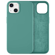 Θήκη για iPhone 14 Plus, Silicone Lite, πράσινη