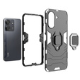Θήκη για Xiaomi Redmi 13C / Poco C65, Kickstand Ring, μαύρη