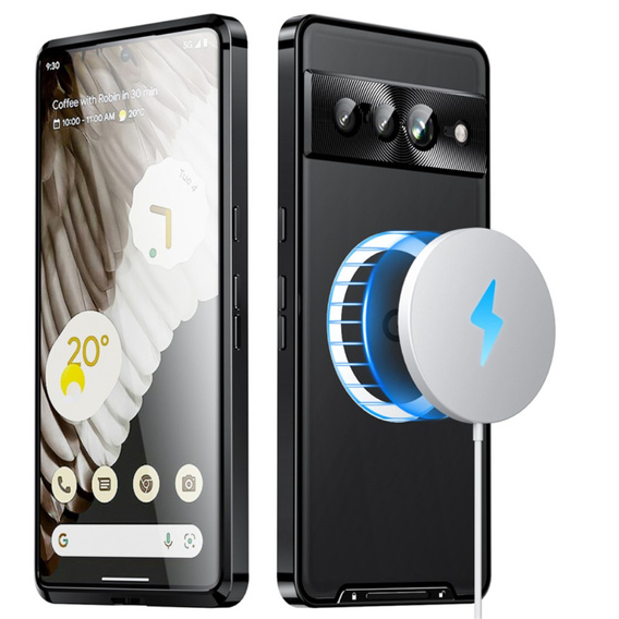 θήκη προστασίας κάμερας για το Google Pixel 8 Pro, CamShield MagSafe, διαφανής / μαύρη