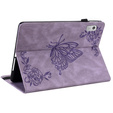 θήκη για το Lenovo Tab M9, Butterfly, μωβ
