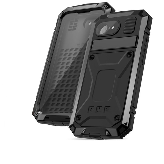 Θωρακισμένη θήκη για iPhone 16E, R-JUST, μαύρη