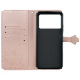 Θήκη με πτερύγιο για Xiaomi Poco X6 Pro 5G, Mandala, ροζ rose gold