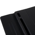 Θήκη + πληκτρολόγιο Galaxy Tab S7+ Plus / S8+ Plus /S7 FE T730 T733, Pen Slot, μαύρη