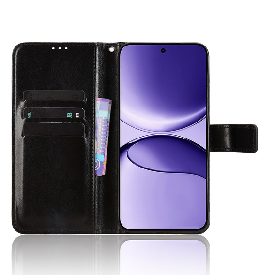 Crazy Horse θήκη πορτοφόλι flip για Xiaomi Poco F7 5G