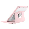 Θήκη για iPad 10.2" 2021/2020/2019 (9/8/7 gen.), με υποδοχή γραφίδας, περιστρεφόμενη κατά 360°, ροζ