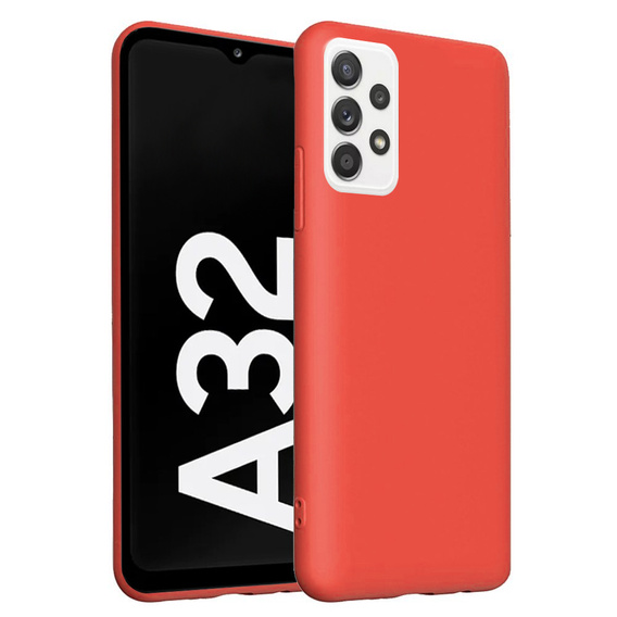 Θήκη για Samsung Galaxy A32 5G, Silicone Lite, κόκκινη