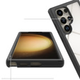 Θήκη για Samsung Galaxy S24 Ultra, Shockproof, με μεμβράνη, μαύρη