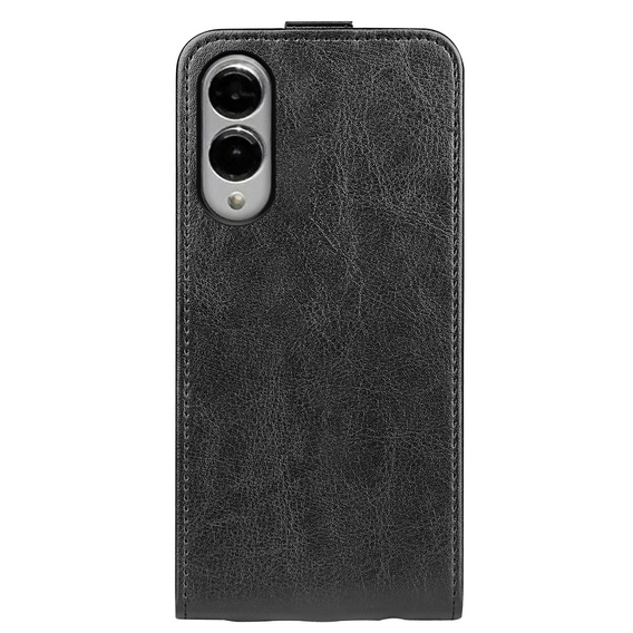 Θήκη με πτερύγιο για Samsung Galaxy S25 Edge, Flip, μαύρη