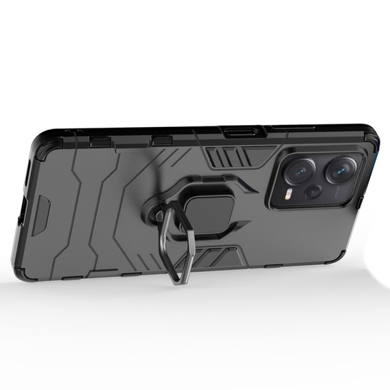 Θήκη για Xiaomi Redmi Note 12 Pro+ 5G, Kickstand Ring, μαύρη