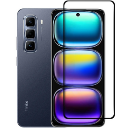 Μετριασμένο γυαλί 3D για Infinix Hot 50 Pro 4G, μαύρο πλαίσιο