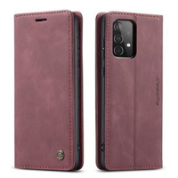 θήκη CASEME για Samsung Galaxy A52 / A52s, Leather Wallet Case, μπορντό