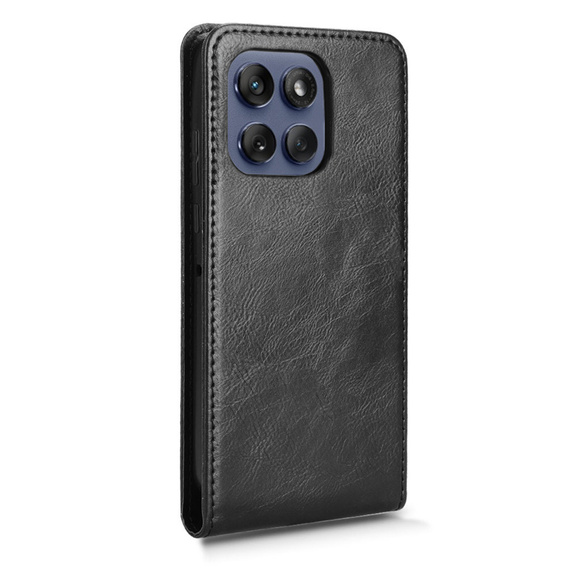 Θήκη με πτερύγιο για Motorola Edge 60 / 60 Fusion, Flip, μαύρη