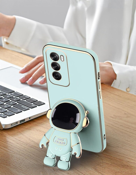 Θήκη για Oppo Reno 12, Astronaut, πράσινη